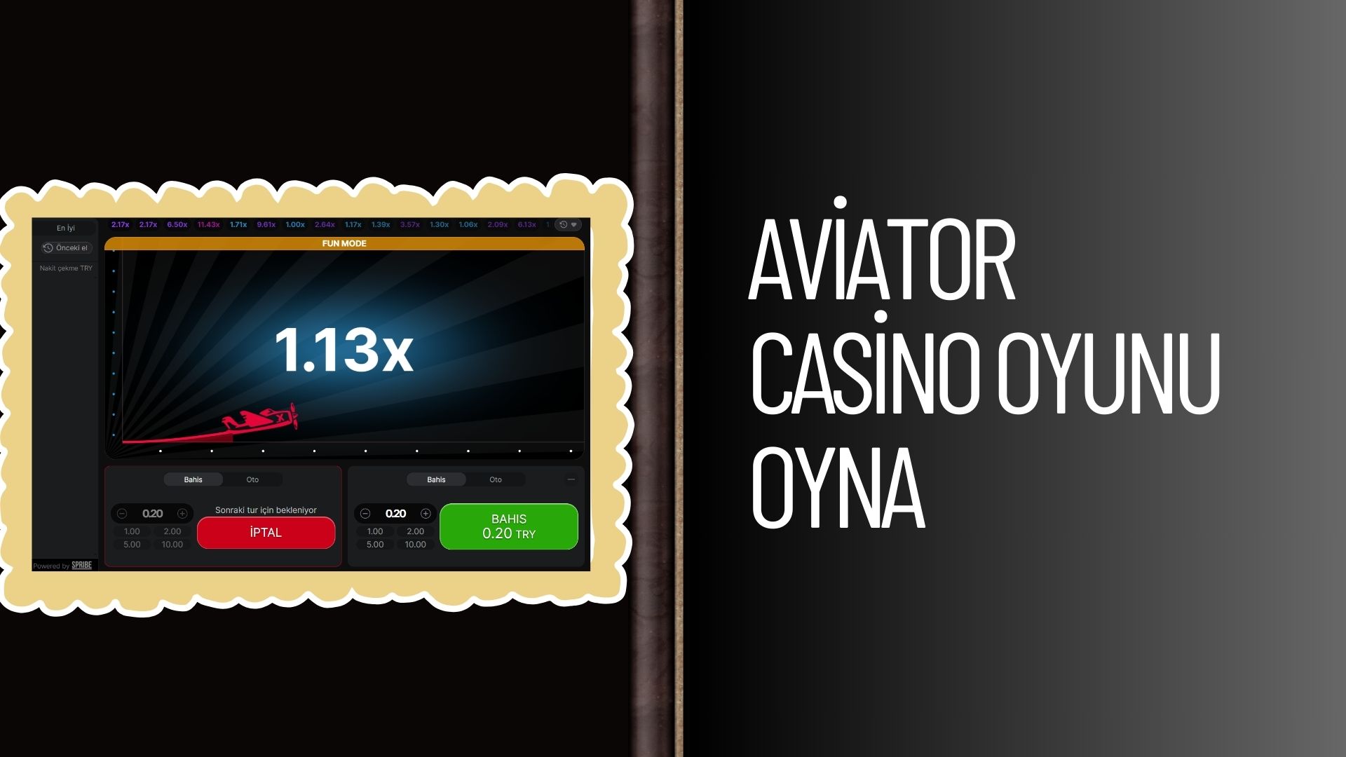 Aviator Casino Oyunu Oyna